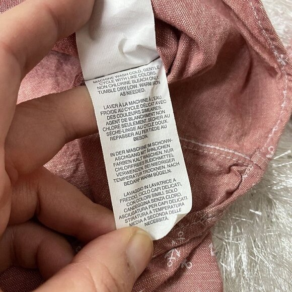 ⚓️ Banana Republic Nautical Anchor Print Button Down Shirt - Picture 10 of 13